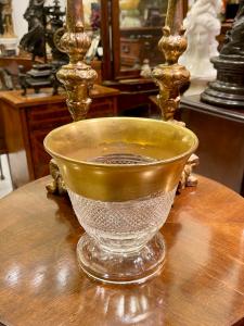 Antico vaso Impero Dorato